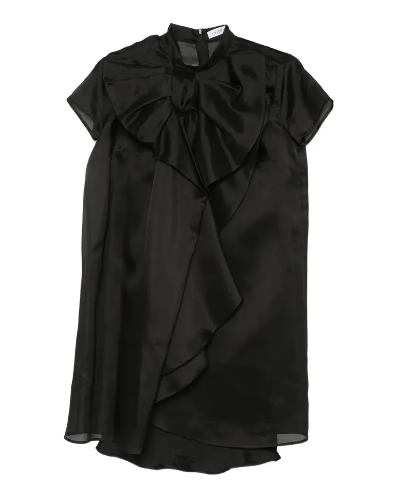 Viktor & Rolf Minikleid mit Schleife - Schwarz Schwarz