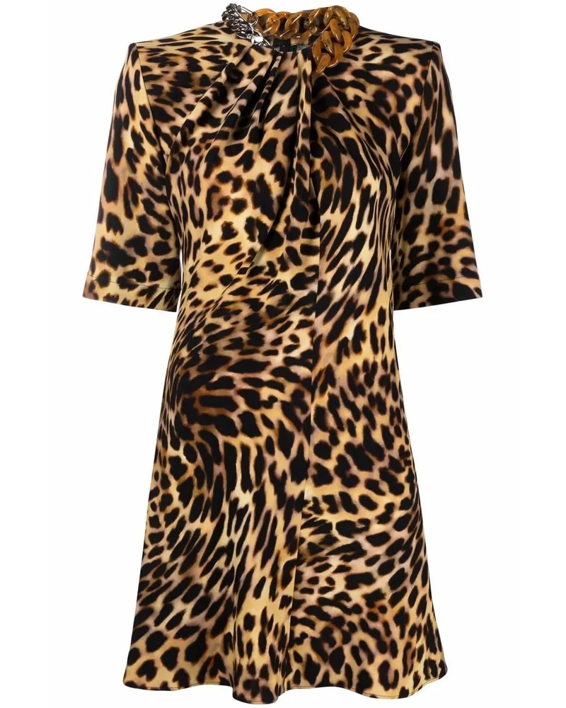 Stella McCartney Kleid mit Leoparden-Print - Nude Nude
