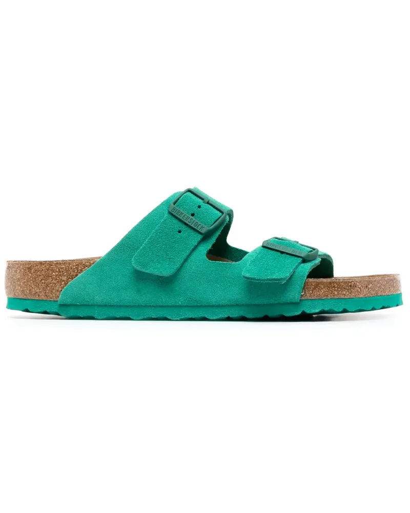 Birkenstock Sandalen aus Wildleder - Grün Grün