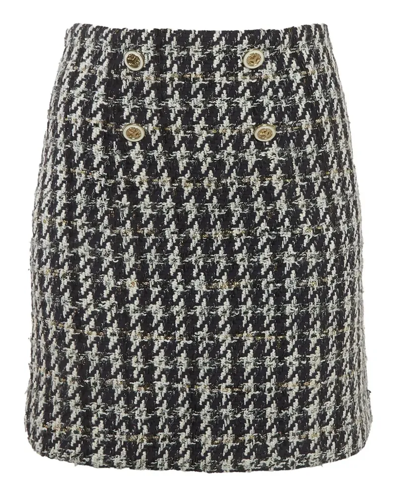 Sandro tweed button-detail mini skirt - Blau Blau