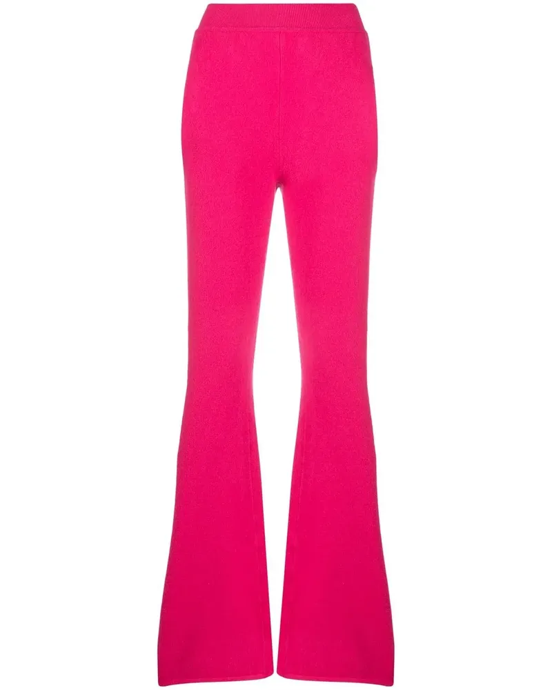 Alberta Ferretti Ausgestellte High-Waist-Hose - Rosa Rosa