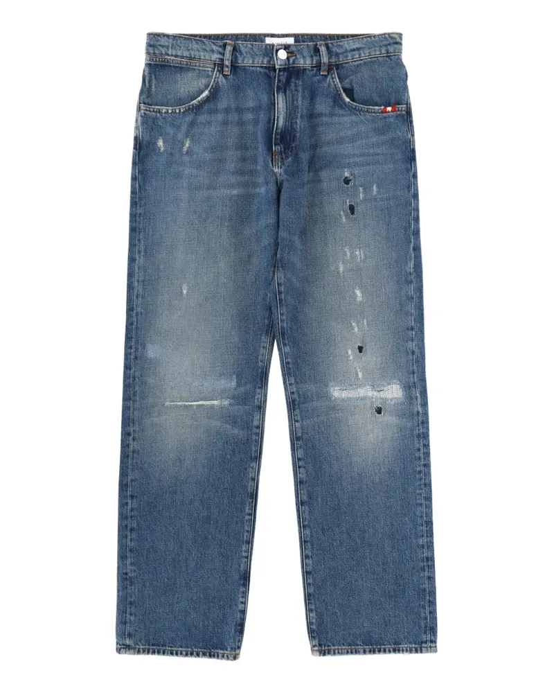 Amish distressed jeans - Blau Blau