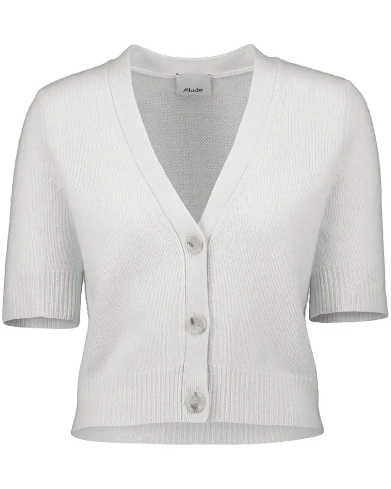 ALLUDE Cardigan aus Kaschmir - Weiß Weiß