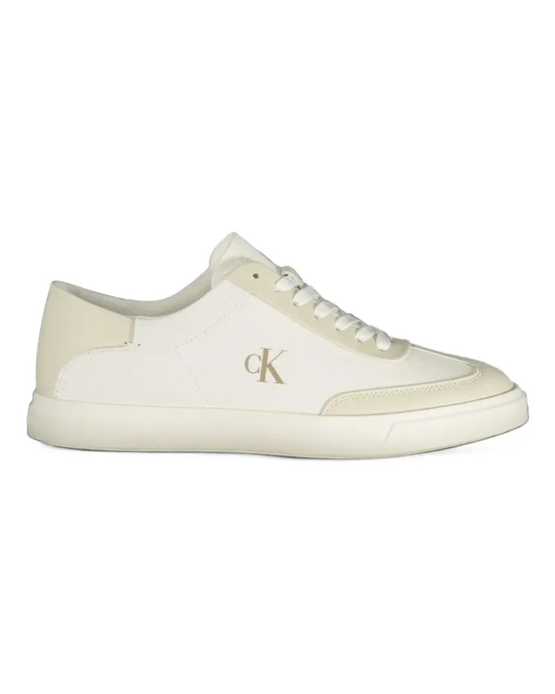 Calvin Klein Brooke Sneakers mit Logo-Stickerei - Weiß Weiß