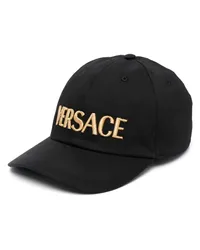 Versace logo-embroidered baseball cap Schwarz