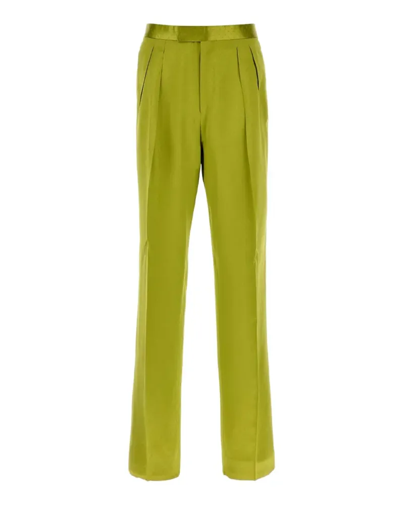 Tom Ford satin trousers - Grün Grün