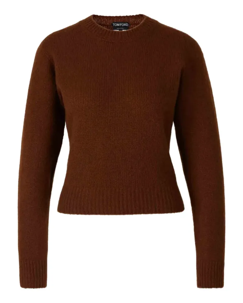 Tom Ford Pullover mit geripptem Saum - Braun Braun