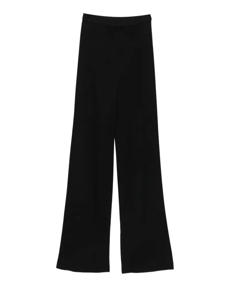 WARDROBE.NYC elasticated palazzo pants - Schwarz Schwarz