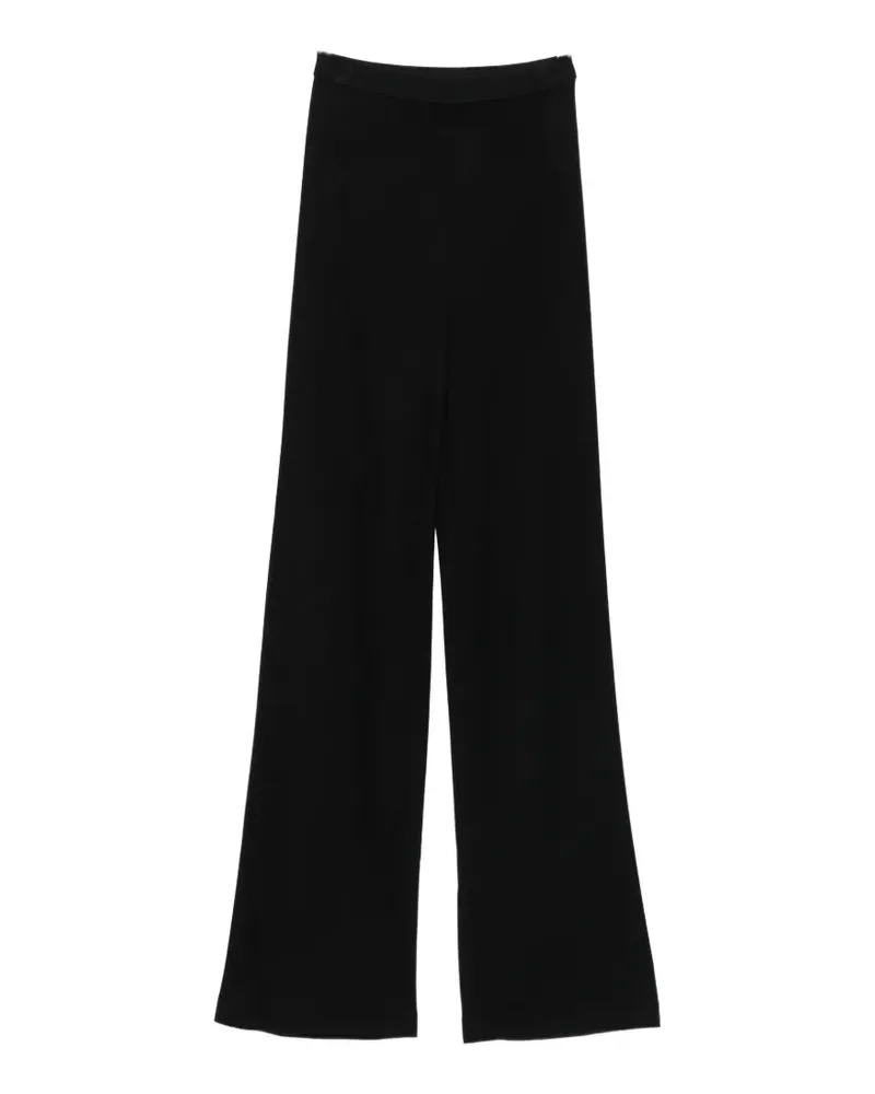 WARDROBE.NYC elasticated palazzo pants - Schwarz Schwarz