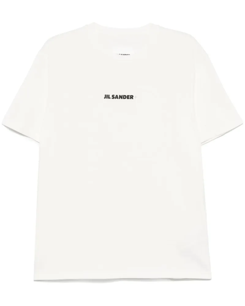 Jil Sander T-Shirt mit Logo-Print - Nude Nude