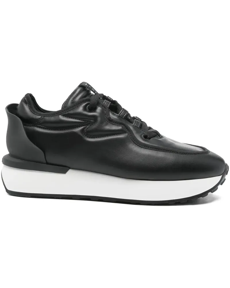 Le Silla leather sneakers - Schwarz Schwarz