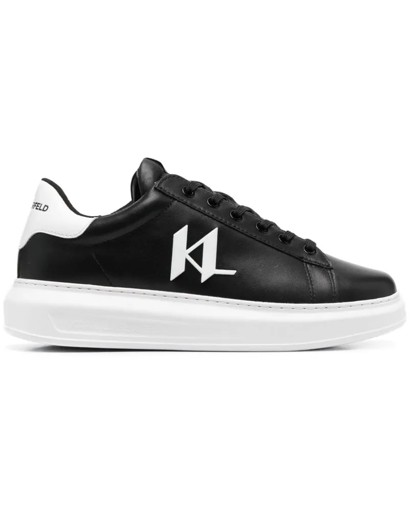 Karl Lagerfeld Sneakers mit Logo-Applikation - Schwarz Schwarz