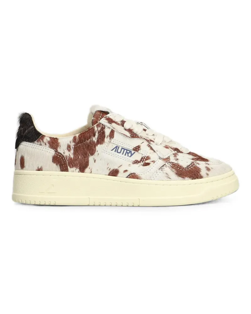 AUTRY pony-print sneakers - Nude Nude