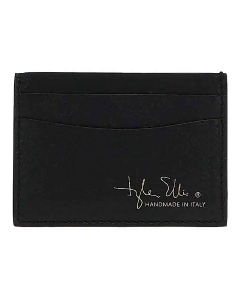 Tyler Ellis Chip pebbled-leather cardholder - Schwarz Schwarz