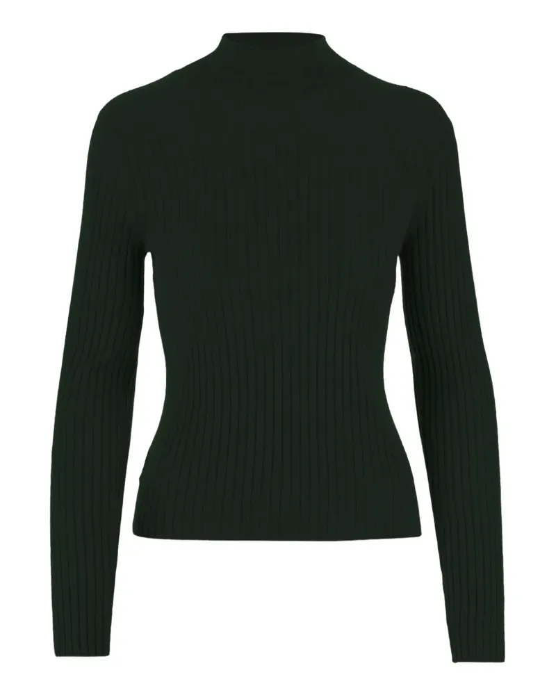 arch4 Gerippter Strickpullover - Grün Grün
