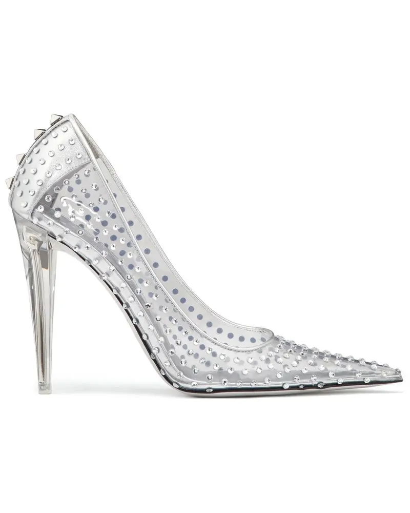 Valentino Garavani Pumps mit Kristallen - Weiß Weiß