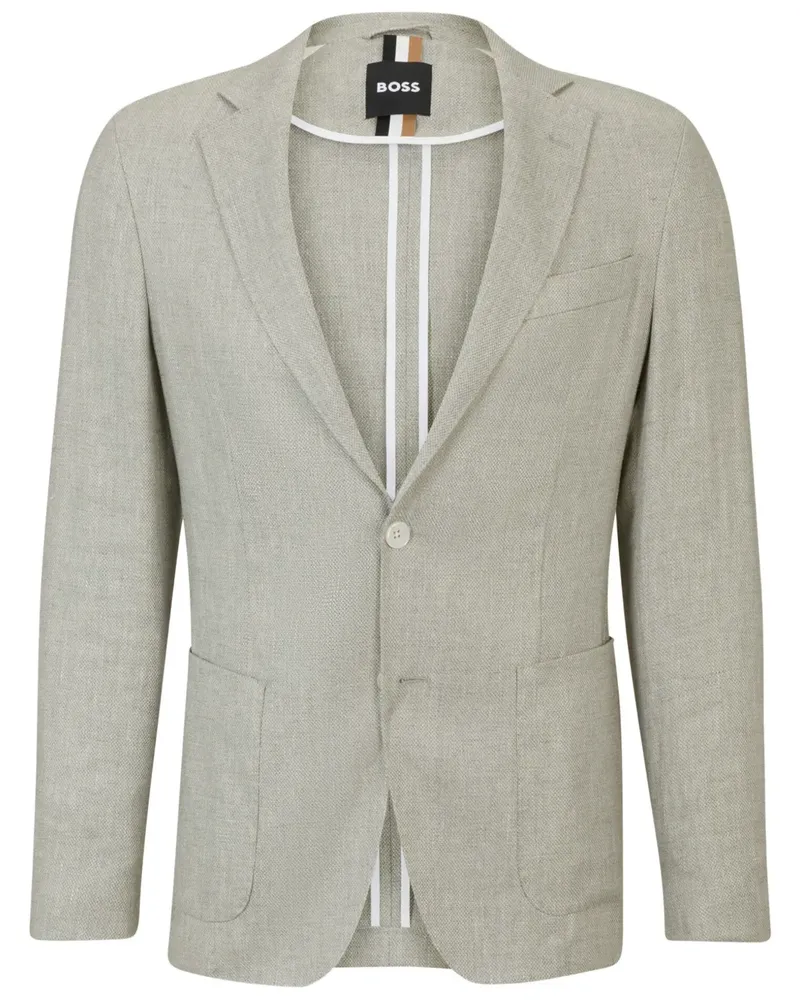 HUGO BOSS Einreihiges Sakko - Grün Grün
