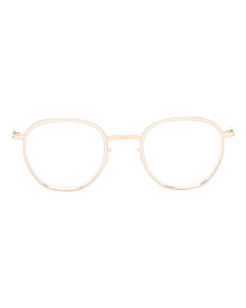 Mykita KIVA geometric-frame glasses - Gold Gold