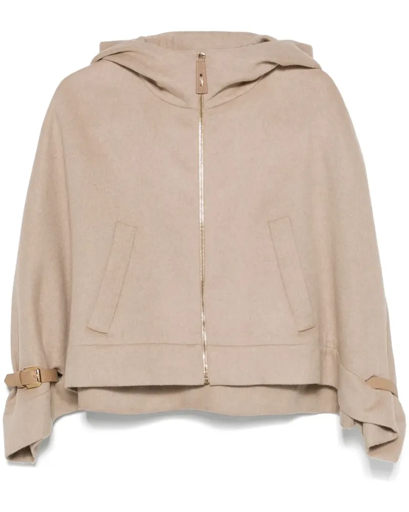 Max Mara Serio Cape - Nude Nude