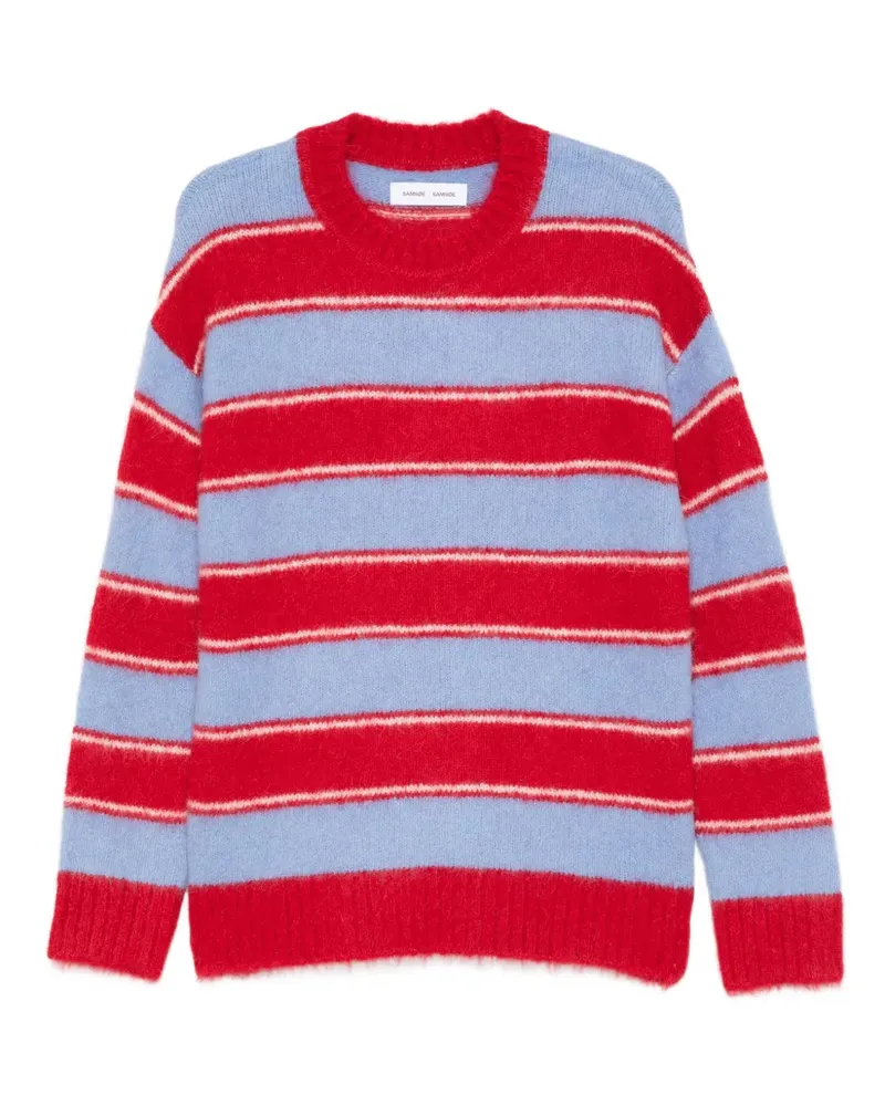 Samsøe & Samsøe Gestreifter Pullover - Blau Blau