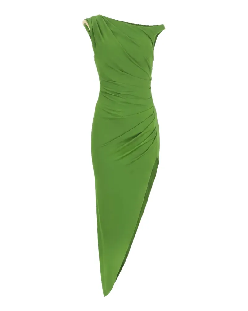 Elisabetta Franchi Gepolstertes One-Shoulder-Kleid - Grün Grün