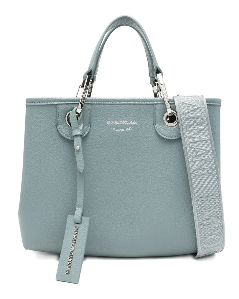 Emporio Armani Tote Bag mit abnehmbarem Riemen - Blau Blau