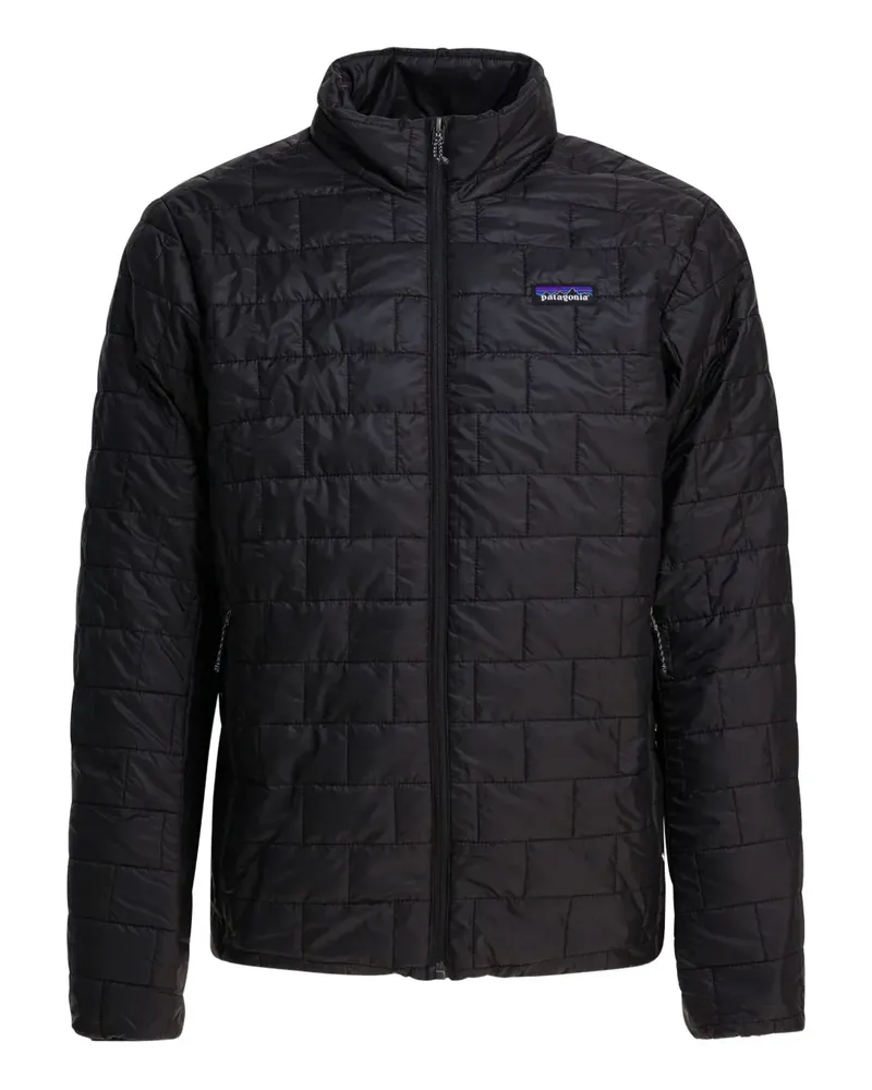 Patagonia Nano Steppjacke mit Reißverschluss - Schwarz Schwarz