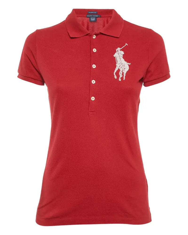 Ralph Lauren Polo Pony-embroidered polo shirt - Rot Rot
