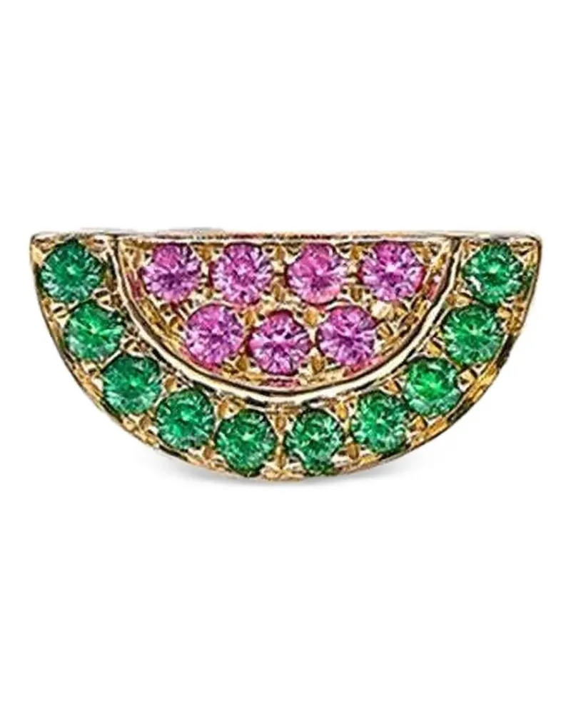 Robinson Pelham 14kt Gelbgoldohrringe mit Tsavorit Gold