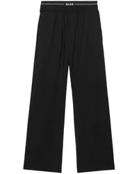 MSGM Lounge-Hose mit Logo-Bund Schwarz