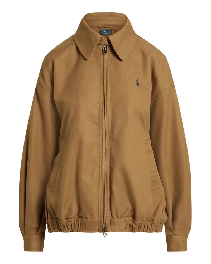 Ralph Lauren Jacke mit Polo Pony-Stickerei - Braun Braun