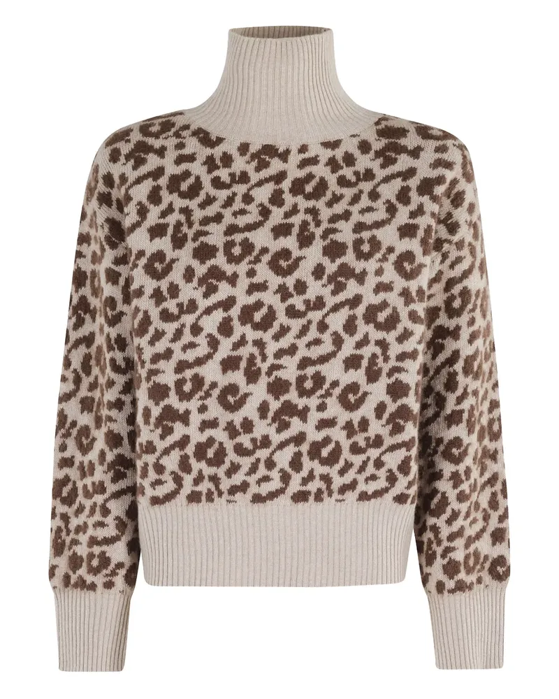 Federica Tosi Pullover mit Leoparden-Print - Braun Braun