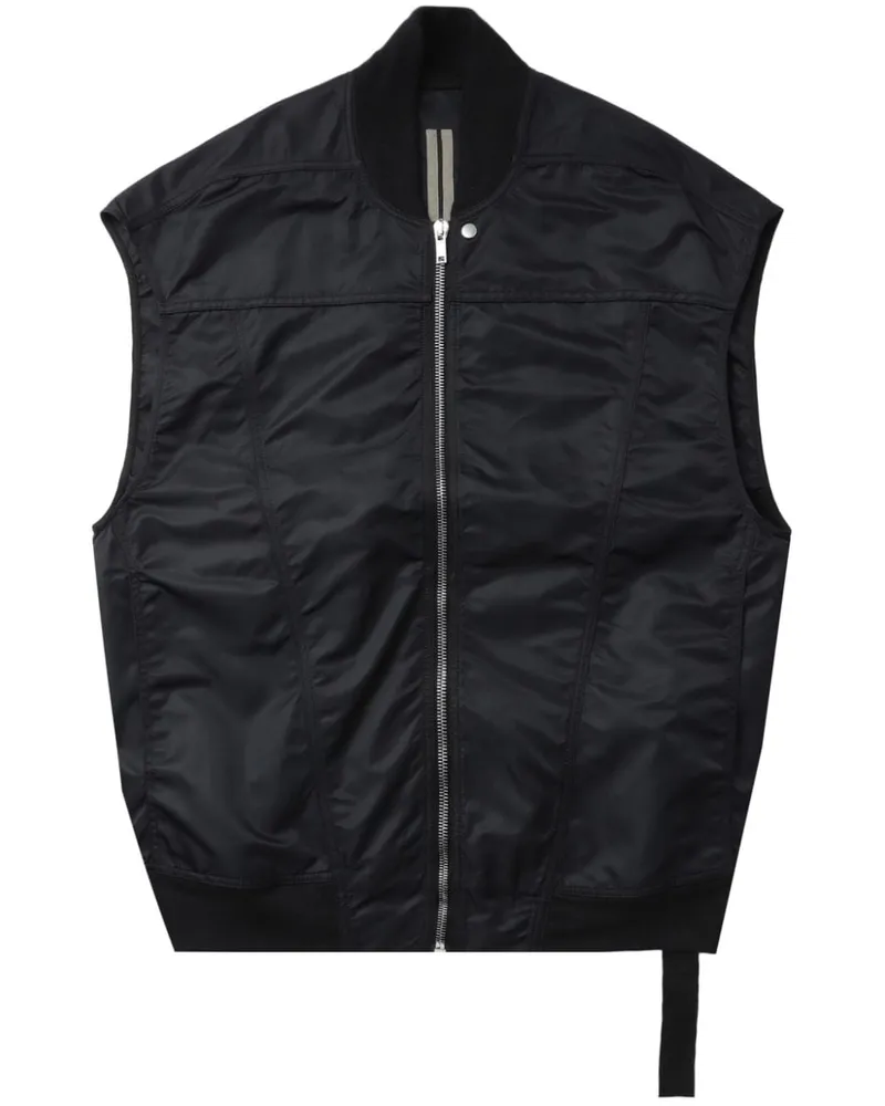 DRKSHDW by Rick Owens Jumbo Flight Weste mit Reißverschluss - Schwarz Schwarz