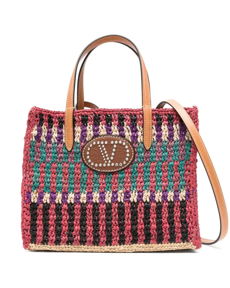 Valentino Garavani Handtasche mit Logo - Rosa Rosa