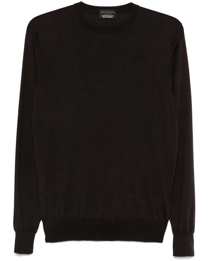 Dell'oglio Fein gestrickter Pullover - Braun Braun