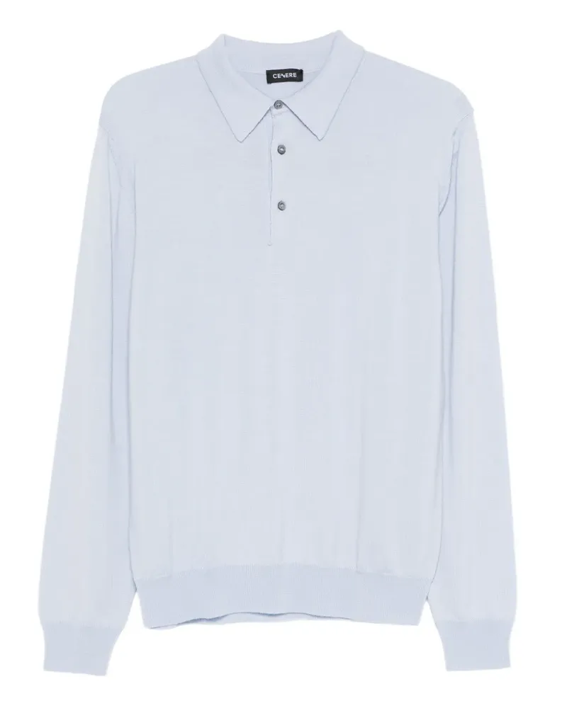CENERE GB buttoned polo shirt - Blau Blau