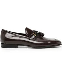 Tom Ford Loafer aus Lackleder Braun