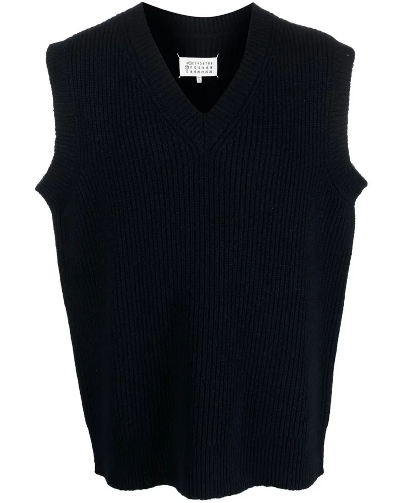Maison Margiela Pullunder im Oversized-Look - Blau Blau