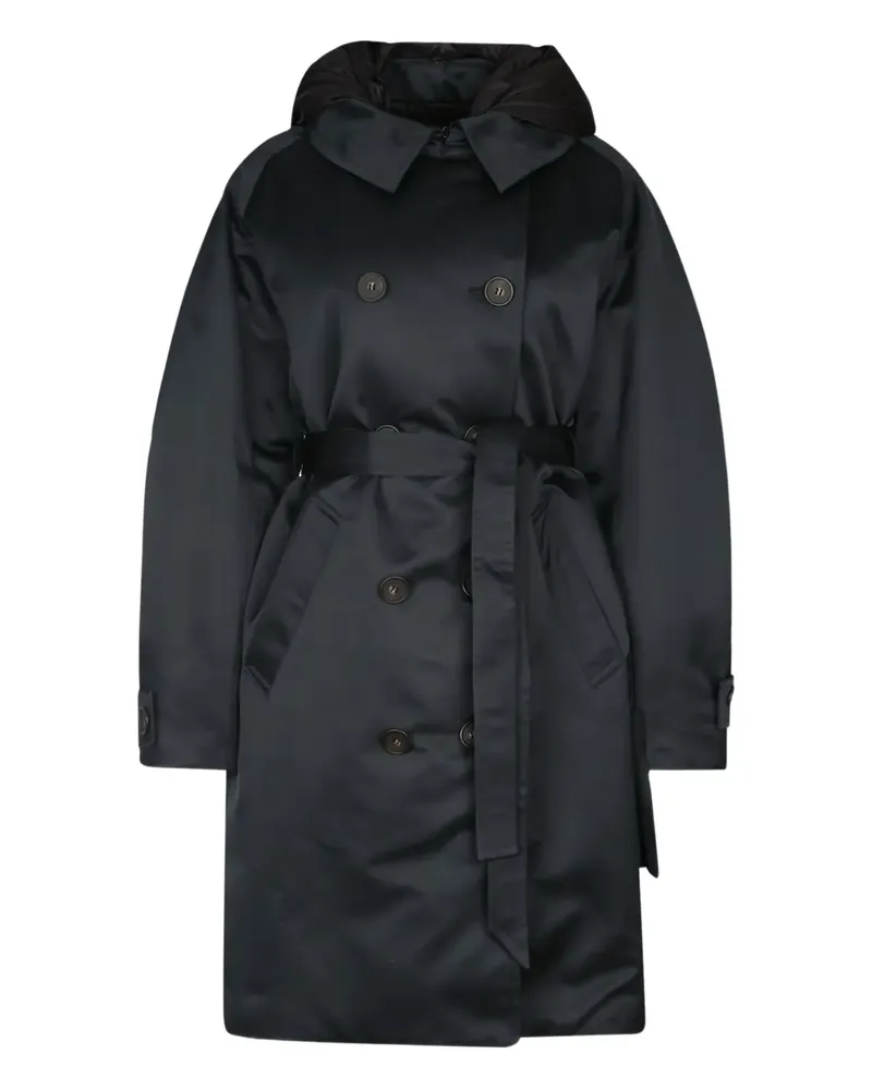 ADD Doppelreihiger Trenchcoat - Schwarz Schwarz