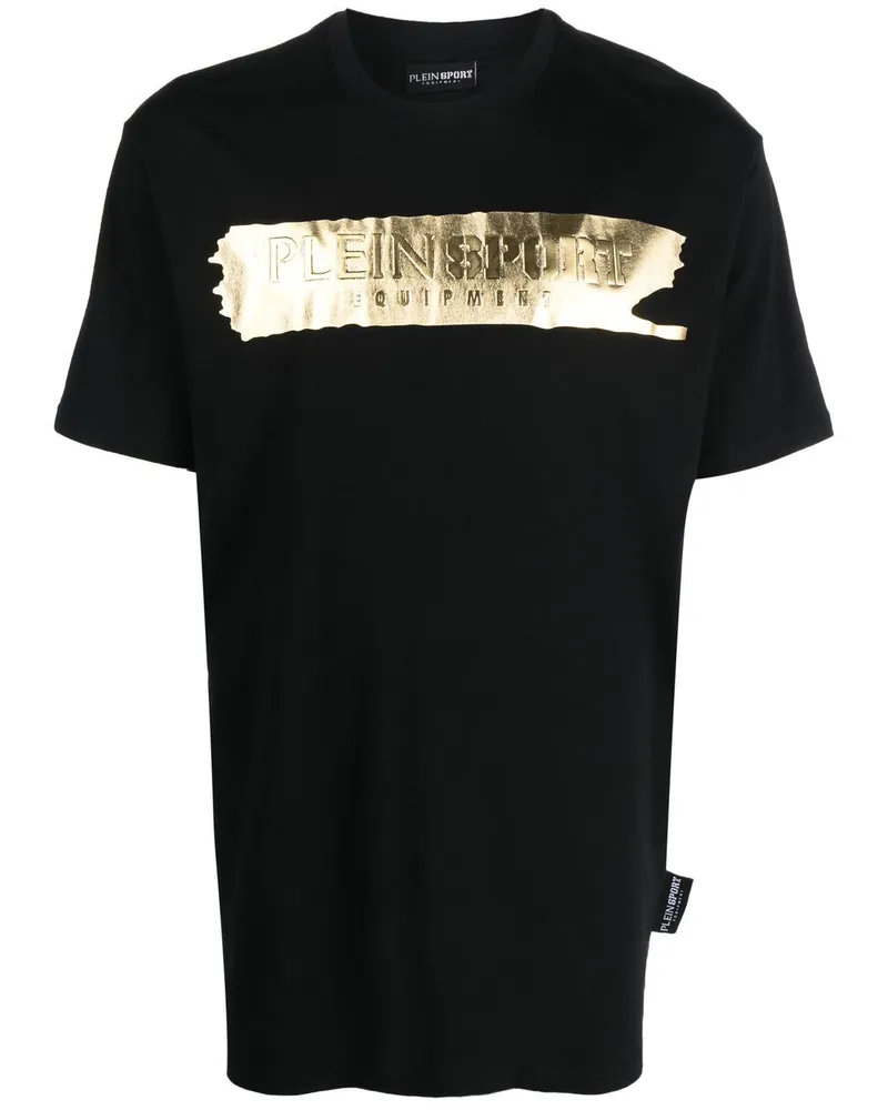 Philipp Plein T-Shirt mit Logo-Print - Schwarz Schwarz
