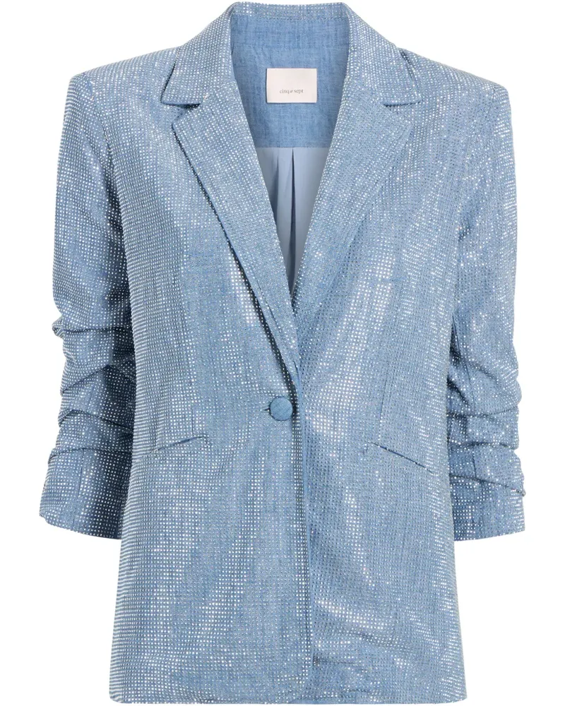 Cinq à Sept Blazer mit Pailletten - Blau Blau