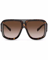 Dolce & Gabbana Magnificent Oversized-Sonnenbrille Schwarz