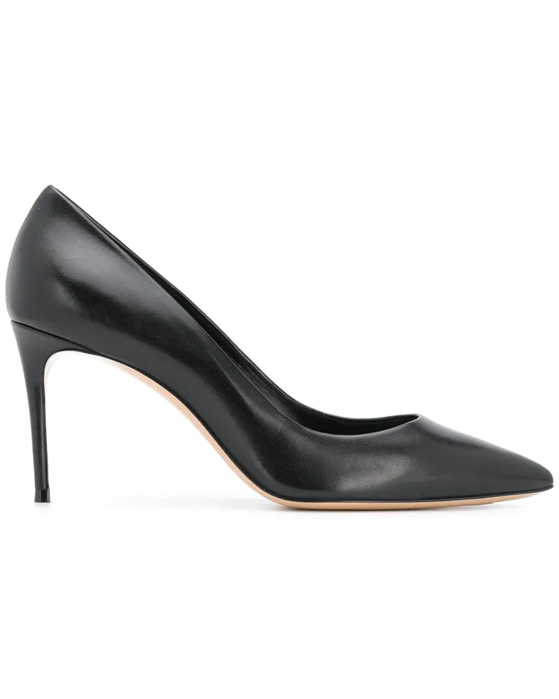 Casadei Pumps mit spitzer Kappe - Schwarz Schwarz