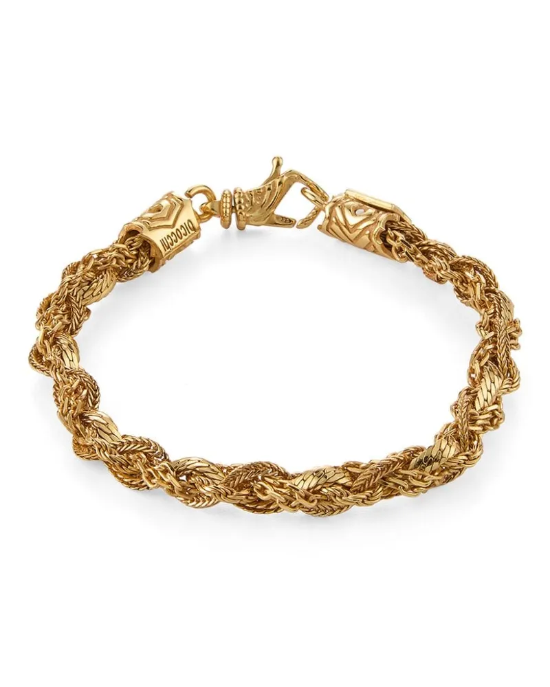 Emanuele Bicocchi Kordelkettenarmband aus Silber - Gold Gold