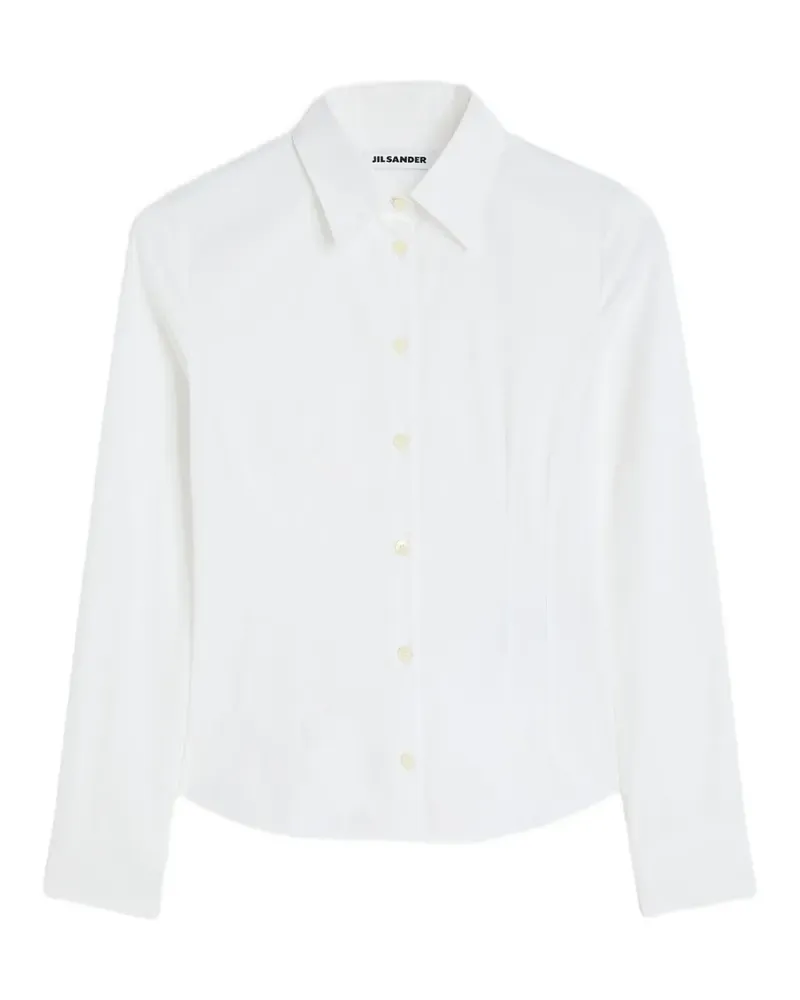 Jil Sander Klassisches Hemd - Weiß Weiß