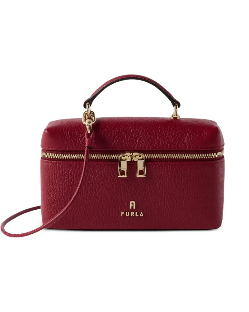 Furla Camelia grained-leather mini bag - Rot Rot