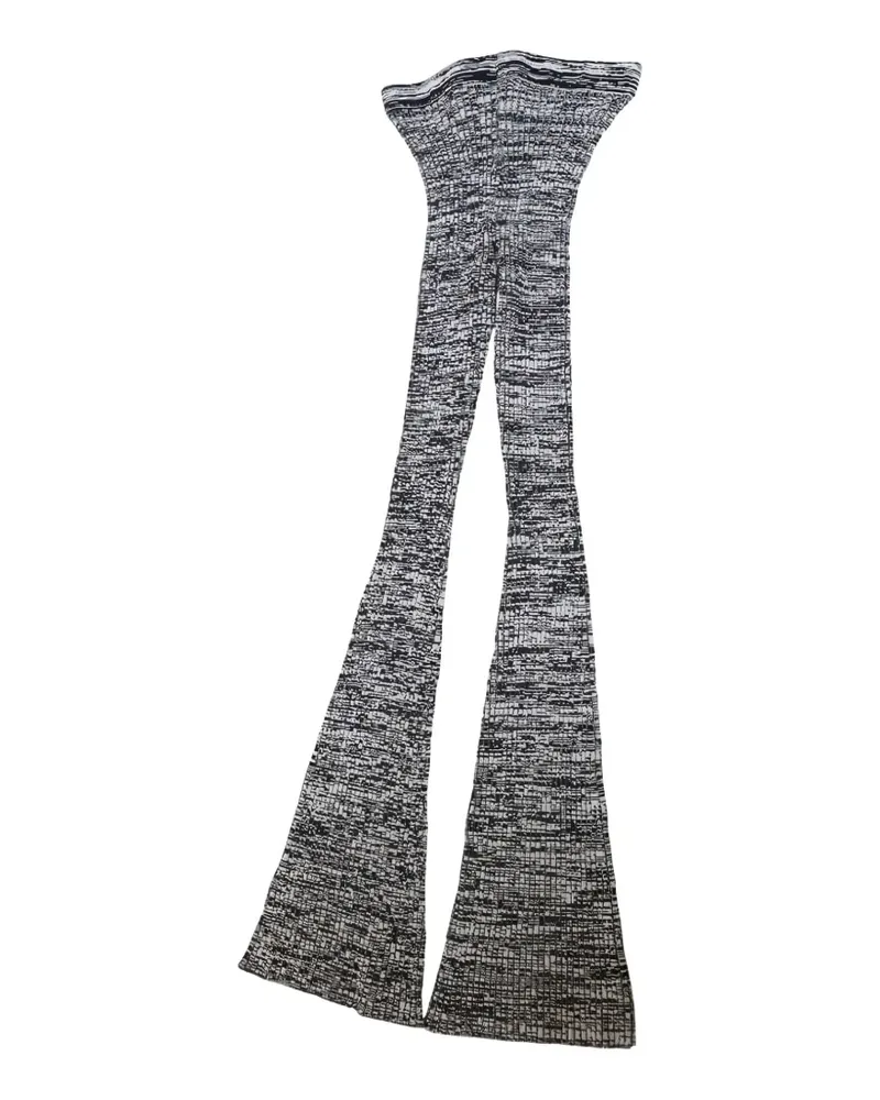 Baum und Pferdgarten ribbed-knit trousers - Schwarz Schwarz