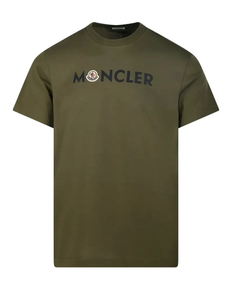 Moncler logo cotton T-shirt - Grün Grün