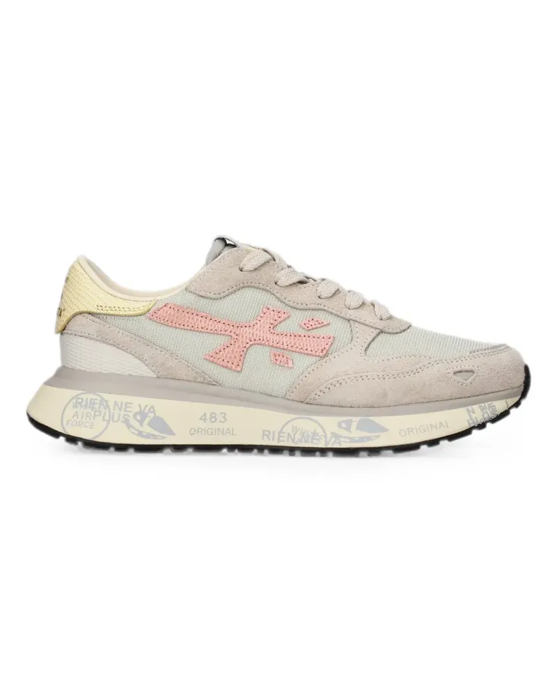 Premiata Lauryn logo-patch sneakers - Grau Grau