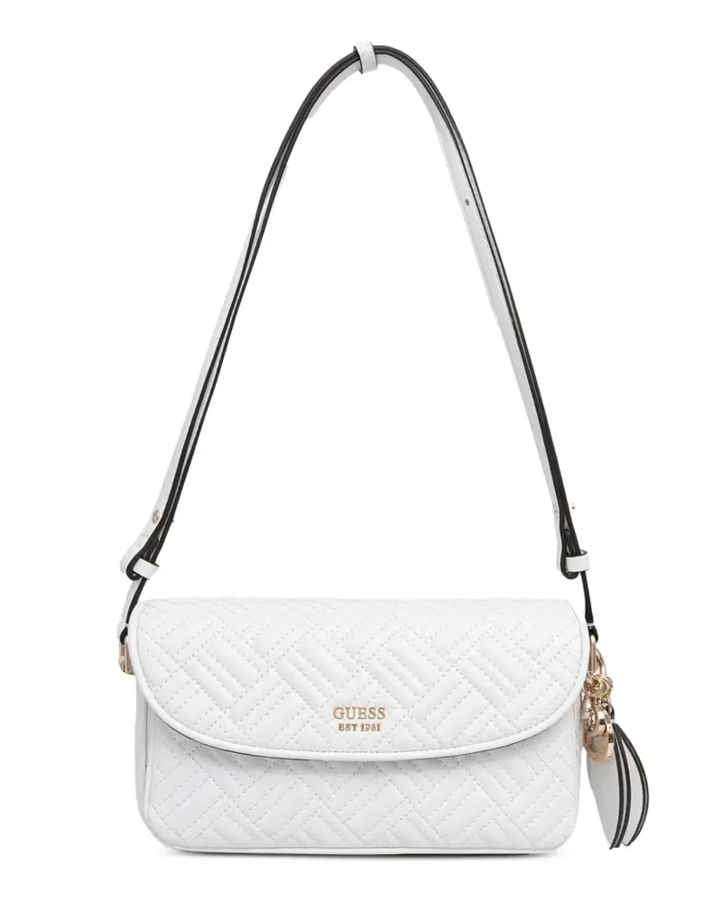 Guess Gesteppte Schultertasche - Weiß Weiß
